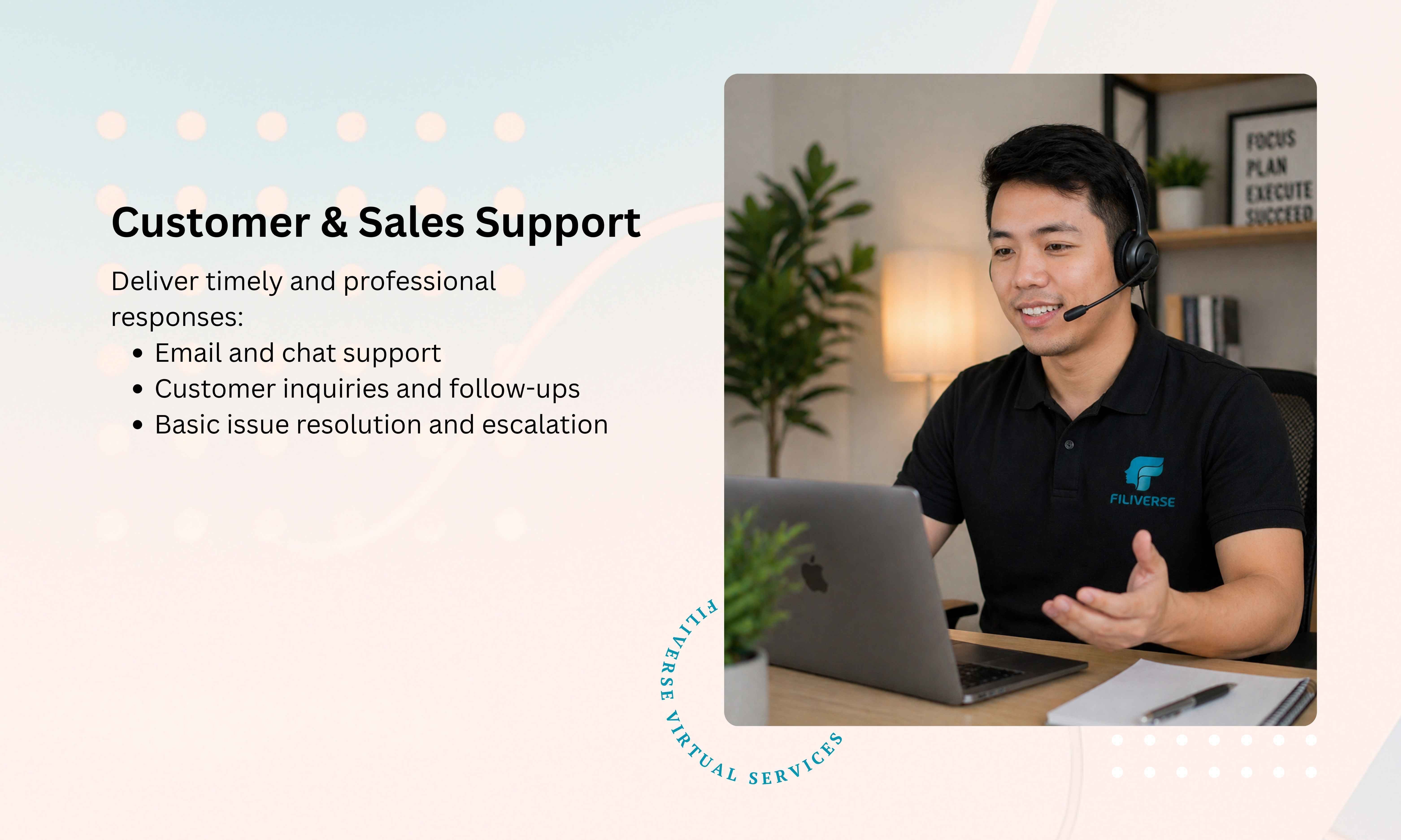 Filiverse - Virtual Services - Customer & Sales Support