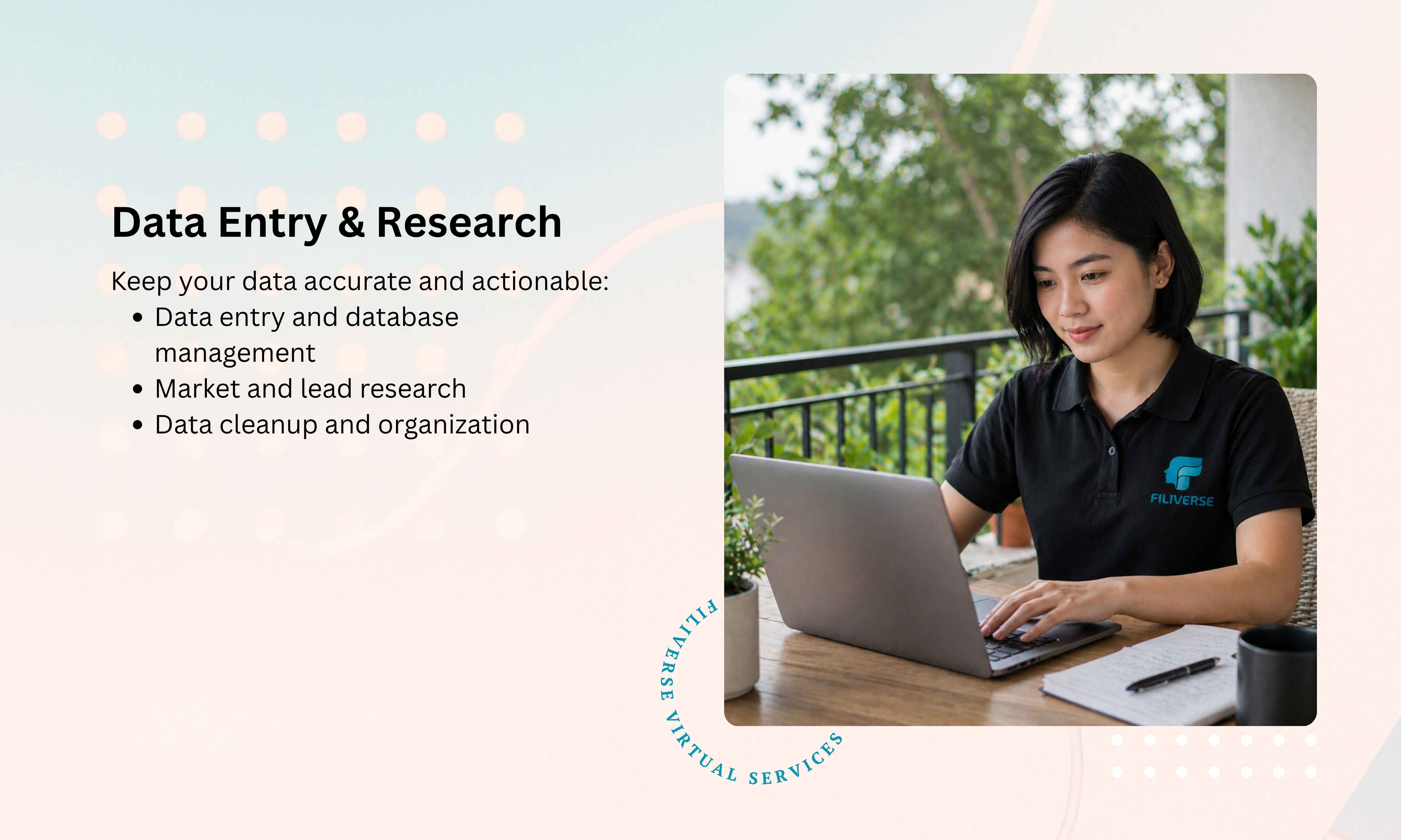 Filiverse - Virtual Services - Data Entry & Research